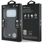 BMW M IML Matinis metalinis logotipas ir apvadai MagSafe dėklas iPhone 17 Pro / 18 Pro - Bordo -- iPhone 17 Pro / iPhone...