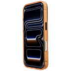 BMW M IML Šerkšto metalo logotipas ir apvadai MagSafe dėklas iPhone 17 Pro / 18 Pro - oranžinis -- iPhone 17 Pro / iPhone...