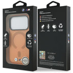 BMW M IML Šerkšto metalo logotipas ir apvadai MagSafe dėklas iPhone 17 Pro / 18 Pro - oranžinis -- iPhone 17 Pro / iPhone...