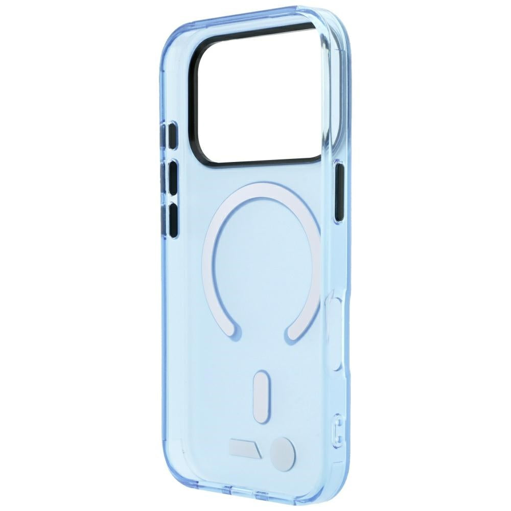 BMW M IML Šerkšto metalo logotipas ir apvadai MagSafe dėklas iPhone 17 Pro Max / 18 Pro Max - mėlynas -- iPhone 17 Pro...