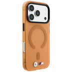 BMW M IML Šerkšto metalo logotipas ir apvadai MagSafe dėklas iPhone 17 Pro Max / 18 Pro Max - oranžinis -- iPhone 17 Pro...