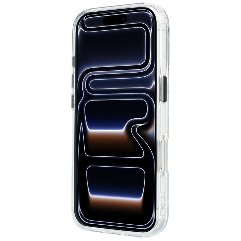BMW M IML Glossy Metal Logo & Trims MagSafe dėklas iPhone 17 Pro / 18 Pro - Skaidrus -- iPhone 17 Pro / iPhone 18 Pro