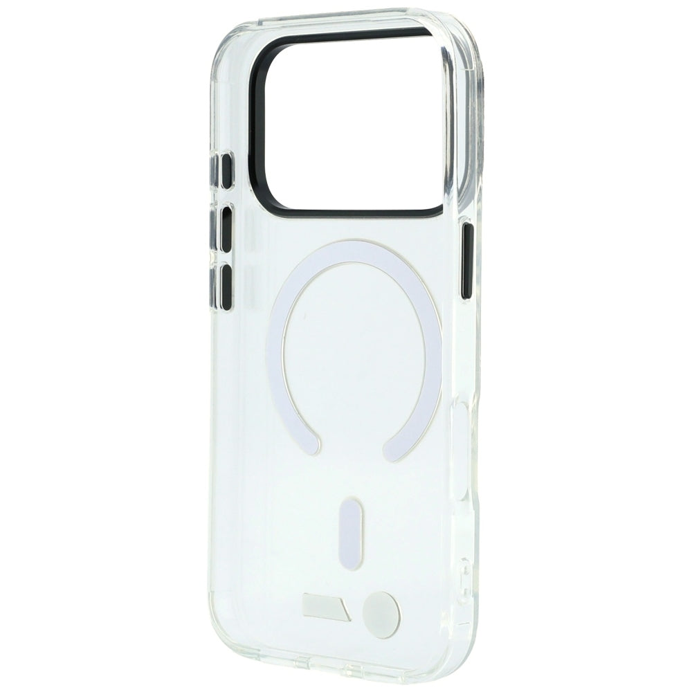 BMW M IML Glossy Metal Logo & Trims MagSafe dėklas iPhone 17 Pro / 18 Pro - Skaidrus -- iPhone 17 Pro / iPhone 18 Pro