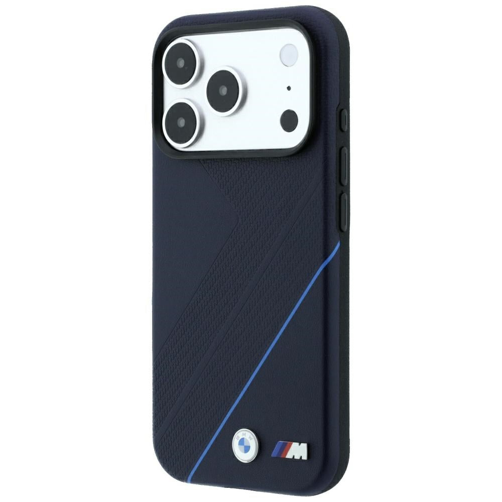 BMW M Tire Track Blue Line MagSafe dėklas iPhone 17 Pro Max / 18 Pro Max - tamsiai mėlynas -- iPhone 17 Pro Max / iPhone...