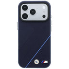 BMW M Tire Track Blue Line MagSafe dėklas iPhone 17 Pro Max / 18 Pro Max - tamsiai mėlynas -- iPhone 17 Pro Max / iPhone...