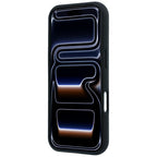 BMW M Tire Track Metal Logo MagSafe dėklas iPhone 17 Pro / 18 Pro - juodas -- iPhone 17 Pro / iPhone 18 Pro