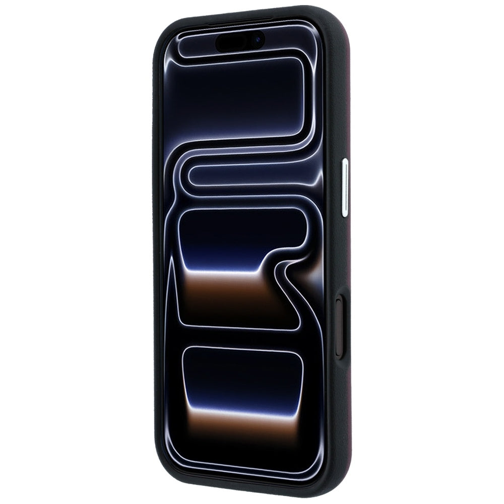 BMW Sign Centruotai įspaustas MagSafe dėklas iPhone 17 Pro / 18 Pro - Bordo spalva -- iPhone 17 Pro / iPhone 18 Pro