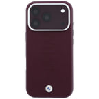 BMW Sign Centruotai įspaustas MagSafe dėklas iPhone 17 Pro Max / 18 Pro Max - Bordo spalva -- iPhone 17 Pro Max / iPhone...