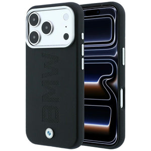BMW Sign Centruotai įspaustas MagSafe dėklas iPhone 17 Pro Max / 18 Pro Max - Juoda -- iPhone 17 Pro Max / iPhone 18 Pro Max