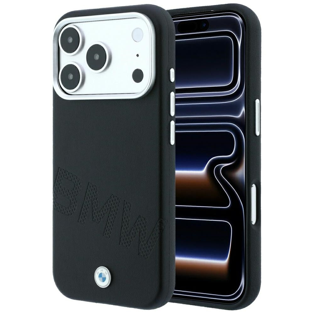 BMW Sign pasviro nuogrąždintos raidės MagSafe dėklas iPhone 17 Pro / 18 Pro - juoda -- iPhone 17 Pro / iPhone 18 Pro