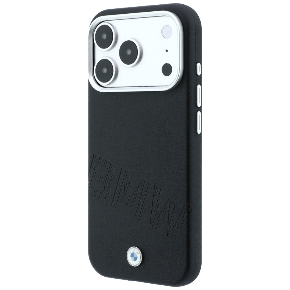 BMW Sign pasviro nuogrąždintos raidės MagSafe dėklas iPhone 17 Pro / 18 Pro - juoda -- iPhone 17 Pro / iPhone 18 Pro