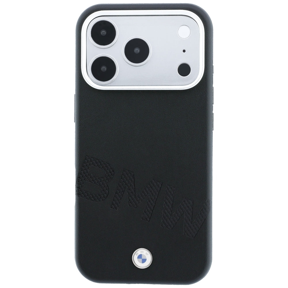 BMW Sign pasviro nuogrąždintos raidės MagSafe dėklas iPhone 17 Pro / 18 Pro - juoda -- iPhone 17 Pro / iPhone 18 Pro