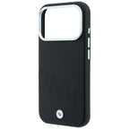 BMW Sign pasviro nuogrąždintos raidės MagSafe dėklas iPhone 17 Pro / 18 Pro - juoda -- iPhone 17 Pro / iPhone 18 Pro