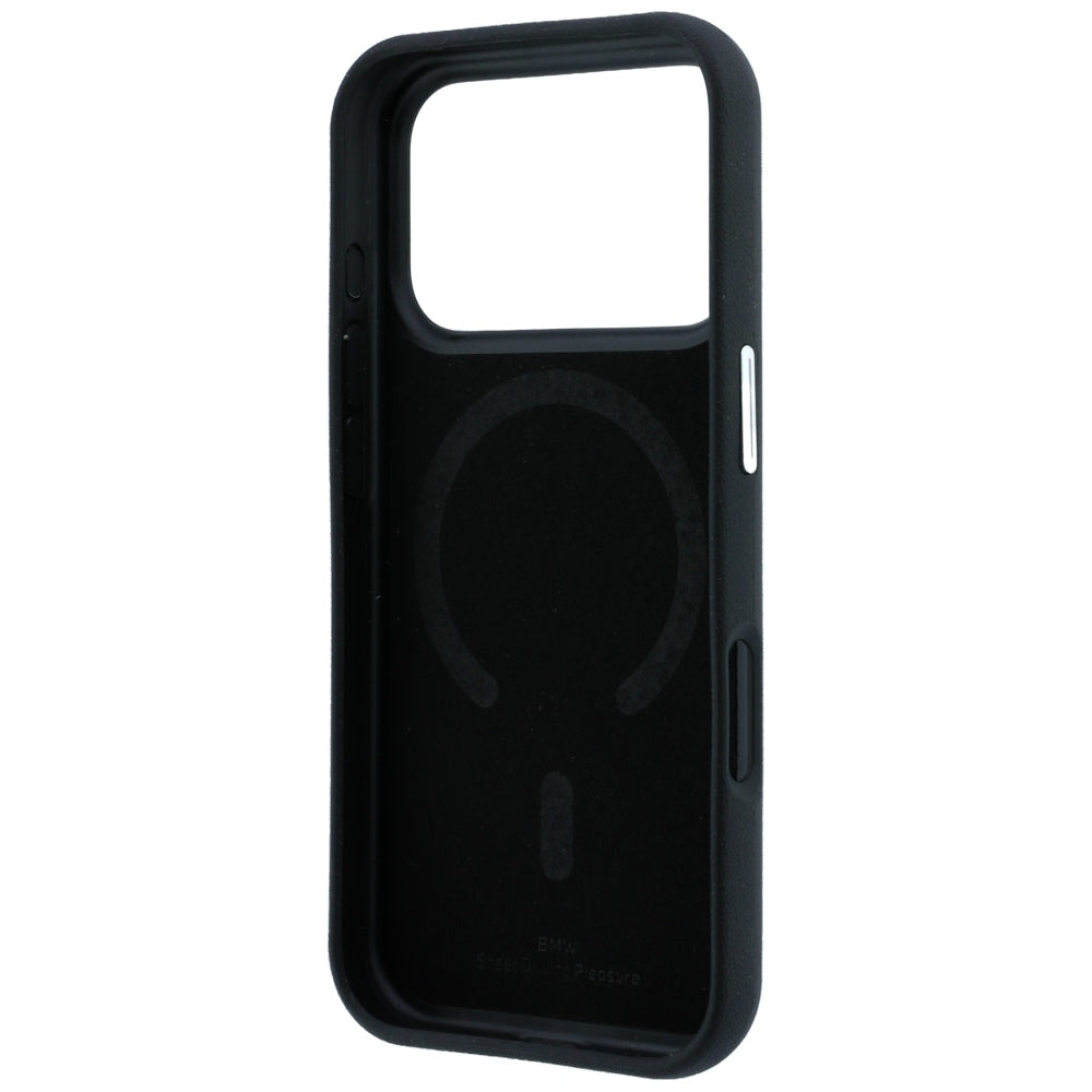 BMW Sign pasviro nuogrąždintos raidės MagSafe dėklas iPhone 17 Pro / 18 Pro - juoda -- iPhone 17 Pro / iPhone 18 Pro
