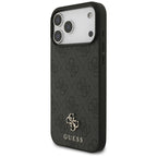 Guess 4G mažo klasikinio logotipo MagSafe dėklas iPhone 17 Pro Max / 18 Pro Max - Juoda -- iPhone 17 Pro Max / iPhone 18...