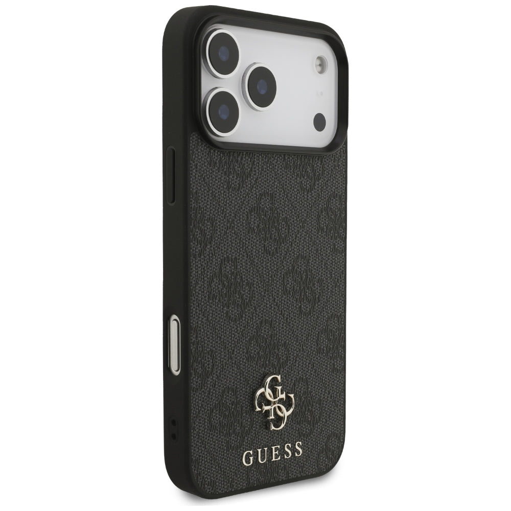 Guess 4G mažo klasikinio logotipo MagSafe dėklas iPhone 17 Pro Max / 18 Pro Max - Juoda -- iPhone 17 Pro Max / iPhone 18...