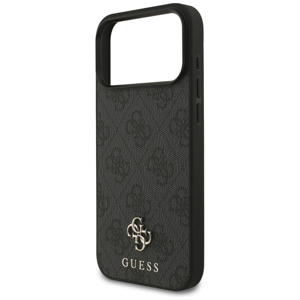 Guess 4G mažo klasikinio logotipo MagSafe dėklas iPhone 17 Pro Max / 18 Pro Max - Juoda -- iPhone 17 Pro Max / iPhone 18...