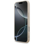 Guess 4G mažo klasikinio logotipo MagSafe dėklas iPhone 17 Pro Max / 18 Pro Max - Rožinė -- iPhone 17 Pro Max / iPhone 18...