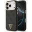 Guess 4G trikampio logotipo MagSafe dėklas iPhone 17 Pro / 18 Pro - Juoda ir auksinė -- iPhone 17 Pro / iPhone 18 Pro