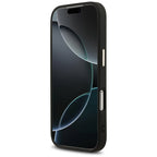 Guess 4G trikampio logotipo MagSafe dėklas iPhone 17 Pro / 18 Pro - Juoda ir auksinė -- iPhone 17 Pro / iPhone 18 Pro