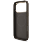 Guess 4G Triangle Logo MagSafe dėklas iPhone 17 Pro Max / 18 Pro Max - Rudas -- iPhone 17 Pro Max / iPhone 18 Pro Max