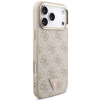 Guess 4G Triangle Logo MagSafe dėklas iPhone 17 Pro Max / 18 Pro Max - Rožinio aukso -- iPhone 17 Pro Max / iPhone 18 Pro Max
