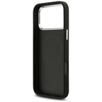 Guess Blizgantis Trikampis Ženklas MagSafe Dėklas skirtas iPhone 17 Pro Max / 18 Pro Max - Juodas -- iPhone 17 Pro Max /...