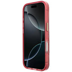 Guess IML Glitter Blossom Roses dėklas iPhone 17 Pro Max / 18 Pro Max - bordo -- iPhone 17 Pro Max / iPhone 18 Pro Max