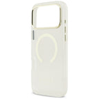 Guess Metalinio Kontūro MagSafe dėklas iPhone 17 Pro Max / 18 Pro Max - auksinė -- iPhone 17 Pro Max / iPhone 18 Pro Max