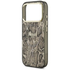 Guess Pytono Rašto MagSafe dėklas iPhone 17 Pro / 18 Pro - ruda -- iPhone 17 Pro / iPhone 18 Pro