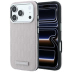 Karl Lagerfeld Grūdinto Mono Resin logotipo MagSafe dėklas iPhone 17 Pro Max / 18 Pro Max - Rožinė -- iPhone 17 Pro Max /...