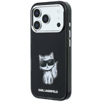 Karl Lagerfeld IML Choupette kūno eskizo spausdinys MagSafe dėklas iPhone 17 Pro Max / 18 Pro Max - juoda -- iPhone 17...