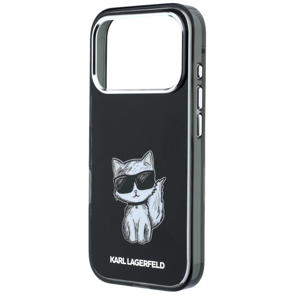 Karl Lagerfeld IML Choupette kūno eskizo spausdinys MagSafe dėklas iPhone 17 Pro Max / 18 Pro Max - juoda -- iPhone 17...