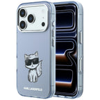 Karl Lagerfeld IML Choupette Body Sketch Print MagSafe dėklas iPhone 17 Pro / 18 Pro - Šviesiai rožinė -- iPhone 17 Pro /...