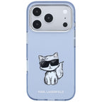 Karl Lagerfeld IML Choupette Body Sketch Print MagSafe dėklas iPhone 17 Pro / 18 Pro - Šviesiai rožinė -- iPhone 17 Pro /...