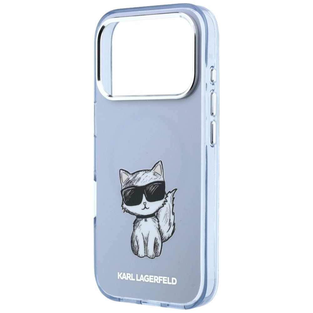 Karl Lagerfeld IML Choupette Body Sketch Print MagSafe dėklas iPhone 17 Pro / 18 Pro - Šviesiai rožinė -- iPhone 17 Pro /...