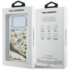 Karl Lagerfeld Liquid Glitter Beach & Sand dėklas iPhone 17 Pro Max / 18 Pro Max - Smėlio spalva -- iPhone 17 Pro Max /...