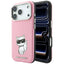 Karl Lagerfeld Smooth Choupette Sketch MagSafe dėklas iPhone 18 Pro / 17 Pro - rožinė -- iPhone 17 Pro / iPhone 18 Pro
