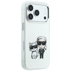 Karl Lagerfeld Smooth Karl & Choupette Bodies Sketch MagSafe dėklas iPhone 18 Pro Max / 17 Pro Max Smėlio -- iPhone 17...