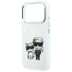 Karl Lagerfeld Smooth Karl & Choupette Bodies Sketch MagSafe dėklas iPhone 18 Pro Max / 17 Pro Max Smėlio -- iPhone 17...