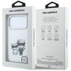 Karl Lagerfeld Smooth Karl & Choupette Bodies Sketch MagSafe dėklas iPhone 18 Pro Max / 17 Pro Max Smėlio -- iPhone 17...