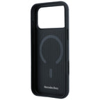 Mercedes Leather 3D MagSafe dėklas iPhone 18 Pro / 17 Pro - Antracinė -- iPhone 17 Pro / iPhone 18 Pro