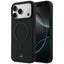 Mercedes Leather 3D MagSafe dėklas iPhone 18 Pro / 17 Pro - Juoda -- iPhone 17 Pro / iPhone 18 Pro