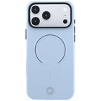 Mercedes Leather 3D MagSafe dėklas iPhone 18 Pro Max / 17 Pro Max - Mėlynas -- iPhone 18 Pro Max / iPhone 17 Pro Max