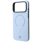 Mercedes Leather 3D MagSafe dėklas iPhone 18 Pro Max / 17 Pro Max - Mėlynas -- iPhone 18 Pro Max / iPhone 17 Pro Max