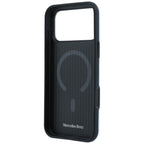 Mercedes Leather 3D MagSafe dėklas iPhone 18 Pro Max / 17 Pro Max - Mėlynas -- iPhone 18 Pro Max / iPhone 17 Pro Max