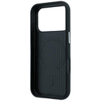 Mercedes Leather Semi Wrap Iconic Line MagSafe dėklas iPhone 18 Pro Max / 17 Pro Max - Juodas -- iPhone 18 Pro Max /...