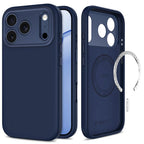 Tech-Protect Uniq MagSafe CC dėklas skirtas iPhone 18 Pro / 17 Pro - tamsiai mėlyna -- iPhone 18 Pro / iPhone 17 Pro