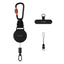 Tech-Protect ATH04 UrbanLoop Lanyard - Juoda ir oranžinė -- Other phone accessories