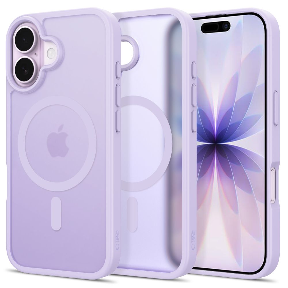 Tech-Protect BasicMag MagSafe iPhone 17 dėklas - Mat purpurinė -- iPhone 17